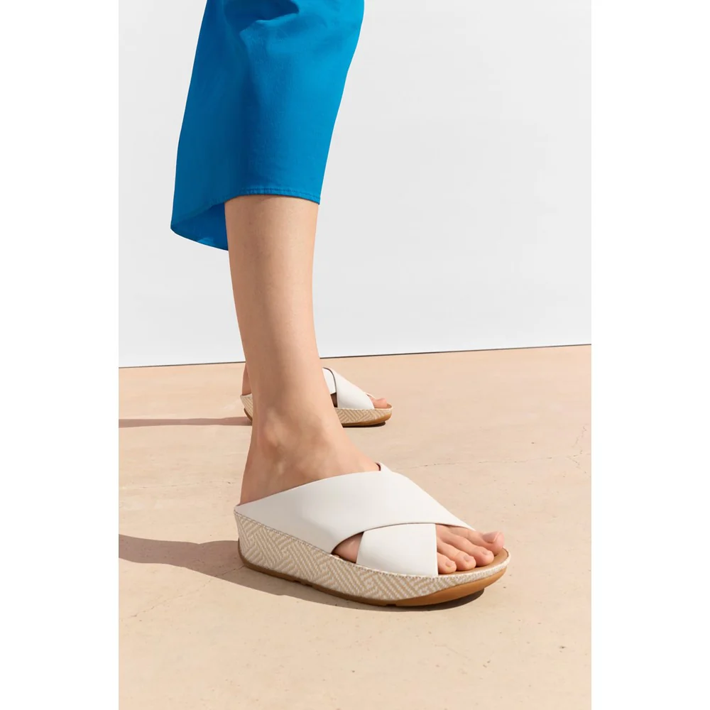 Fitflop Lulu Lux Graphic-Weave Slides - Image 6