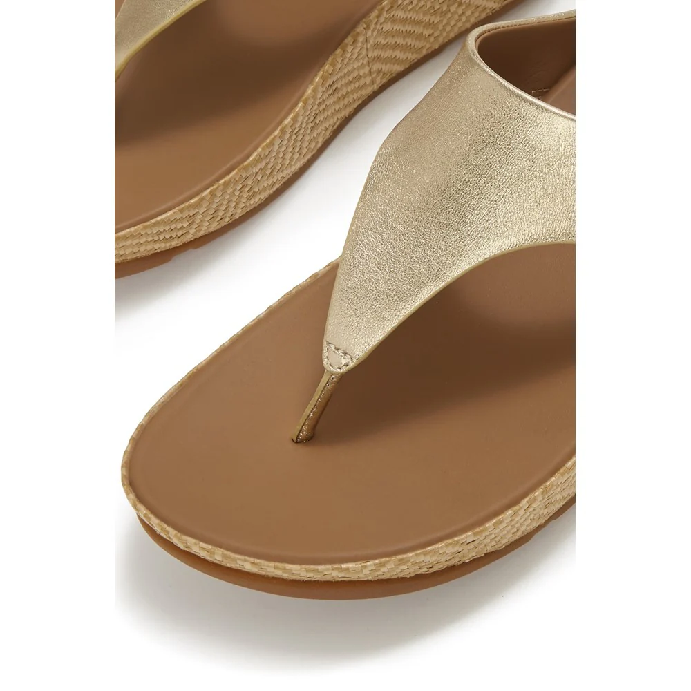 Fitflop Lulu Lux Graphic-Weave Toe-Post Sandals - Image 5