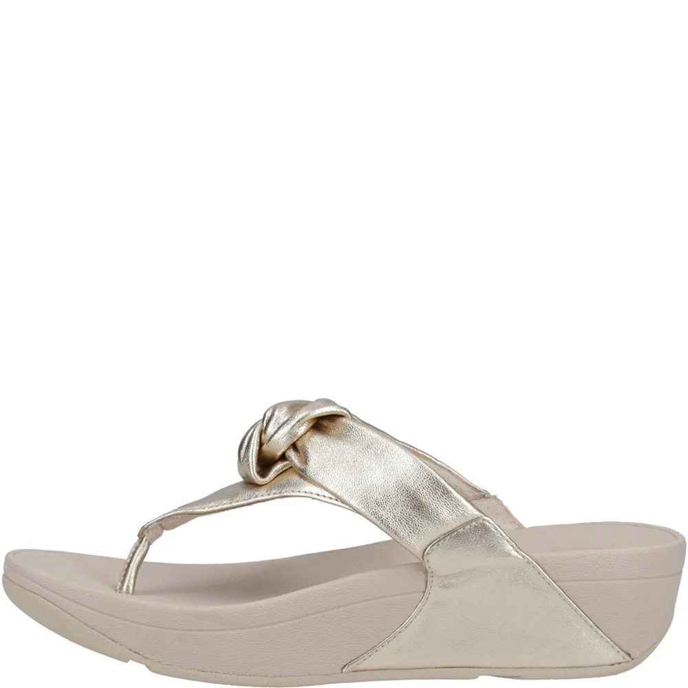 Fitflop Lulu Padded Knot Toe Post Sandals - Image 5