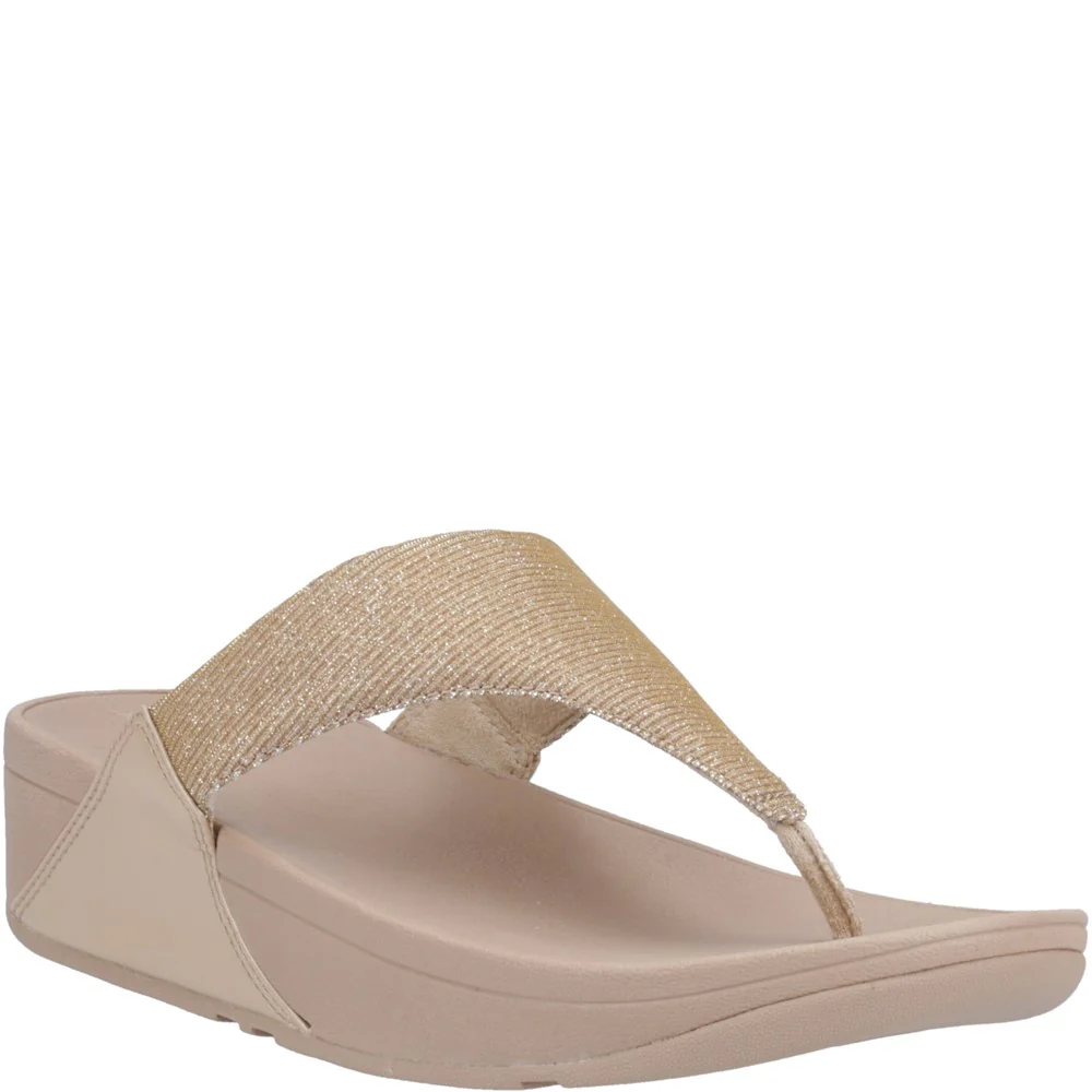 Fitflop Lulu Shimmerlux Toe Post Sandals
