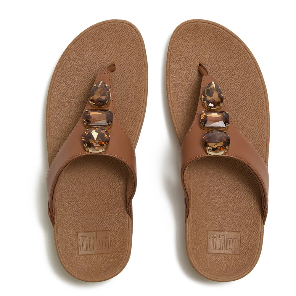 Fitflop Lulu Ultra-Jewel Toe-Post Sandals - Image 3