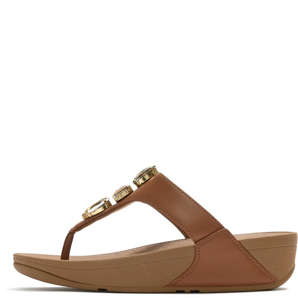 Fitflop Lulu Ultra-Jewel Toe-Post Sandals - Image 4