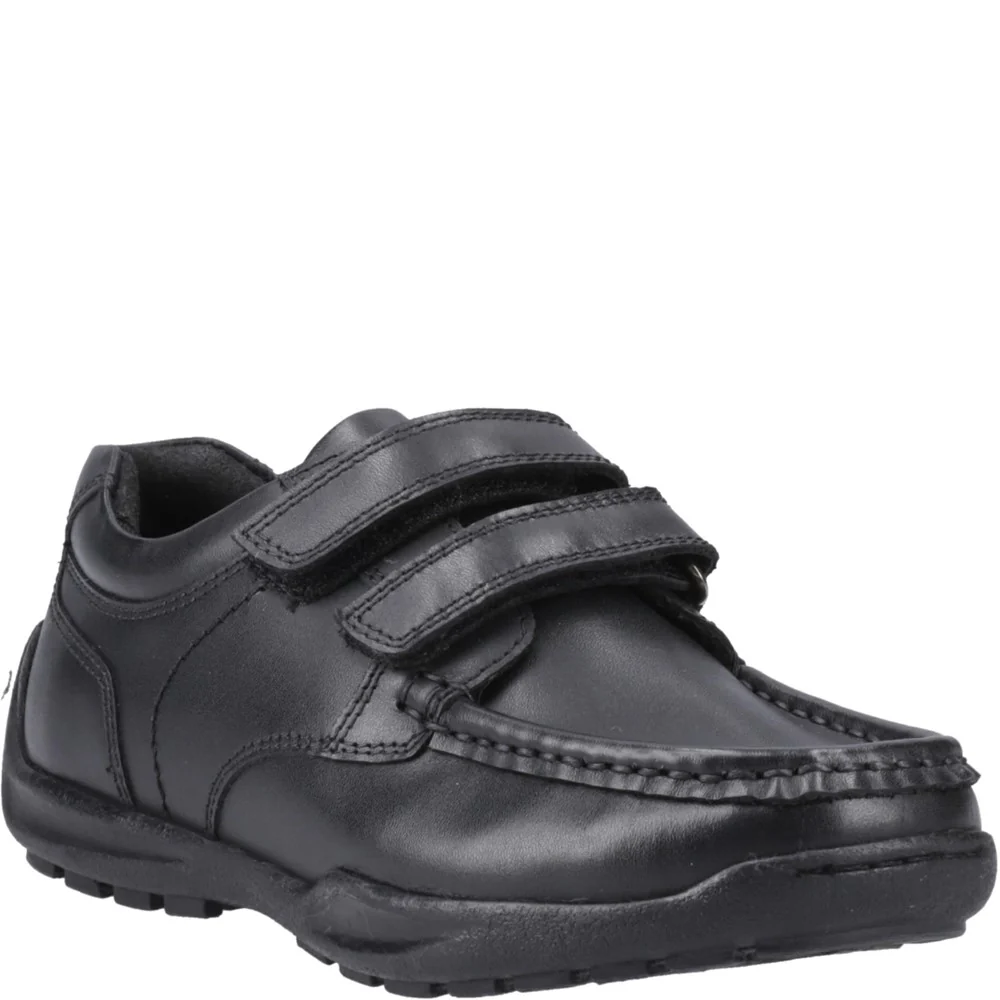 Hush Puppies Maddox Touch Fastening Senior School Shoes