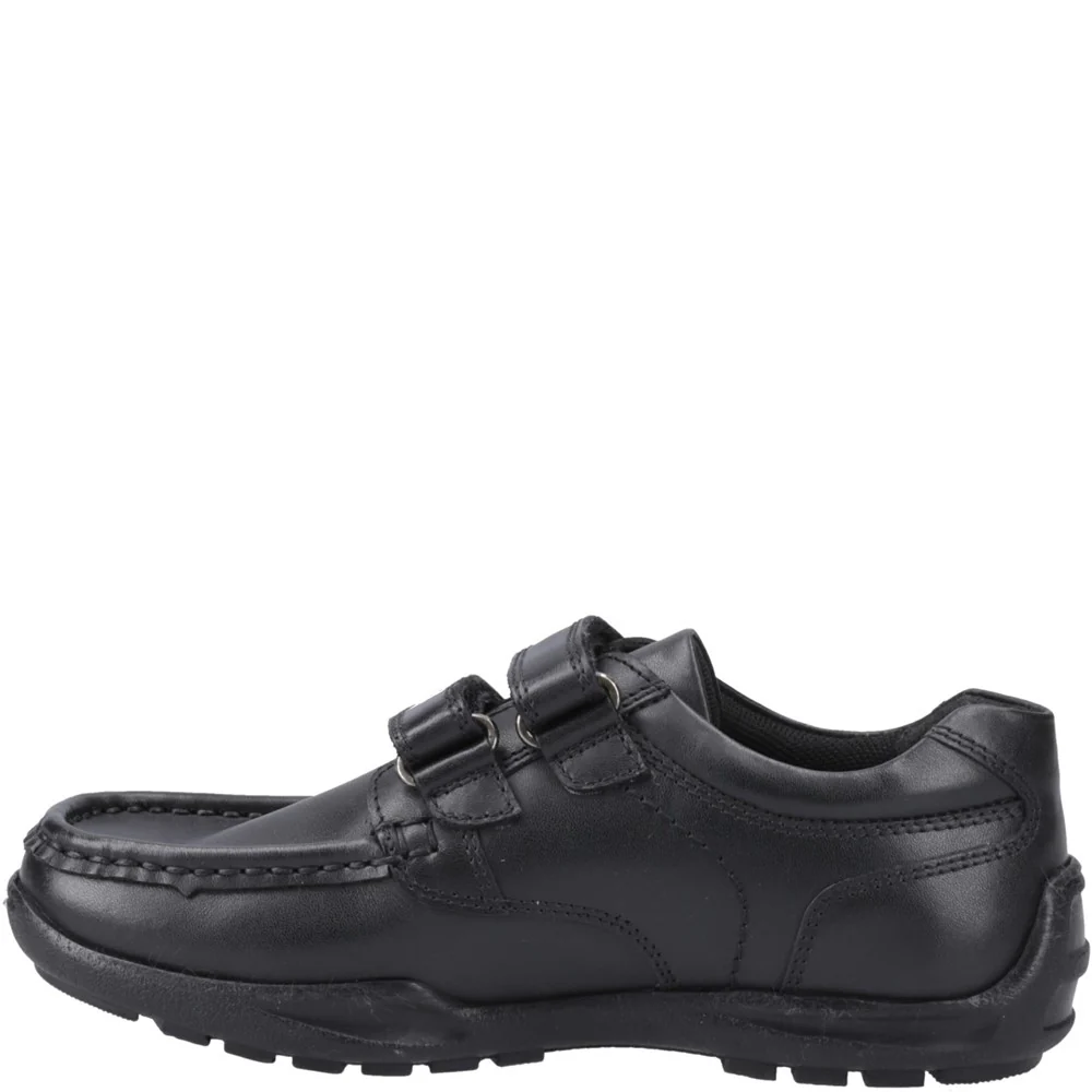 Hush Puppies Maddox Touch Fastening Senior School Shoes - Image 4