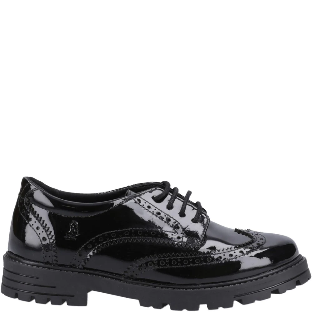 Hush Puppies Maxine Patent Senior School Shoes - Image 5