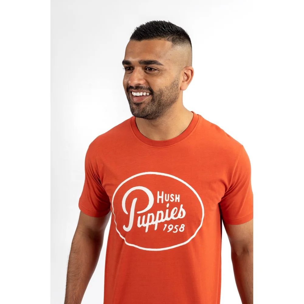 Hush Puppies Mens Retro Script Tee - Image 6