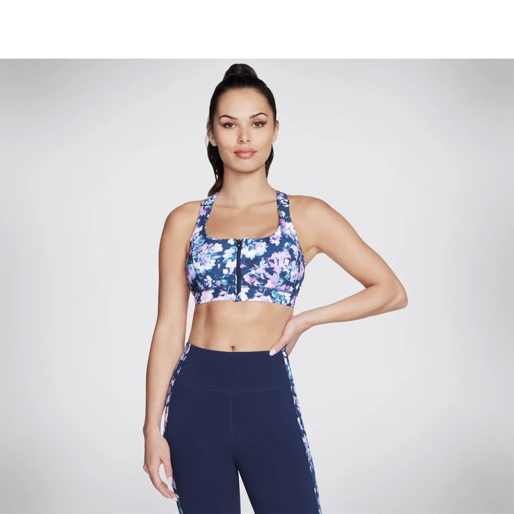 Skechers Misty Floral Zip Front Bra