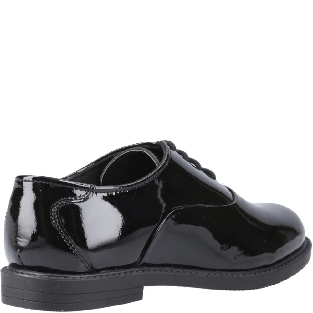 Hush Puppies Nellie Patent XL Senior School Shoes - Image 2