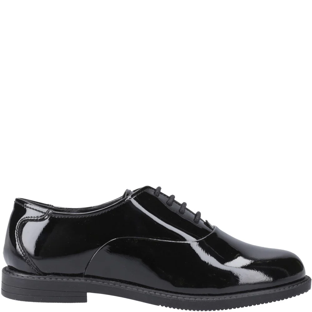 Hush Puppies Nellie Patent XL Senior School Shoes - Image 5