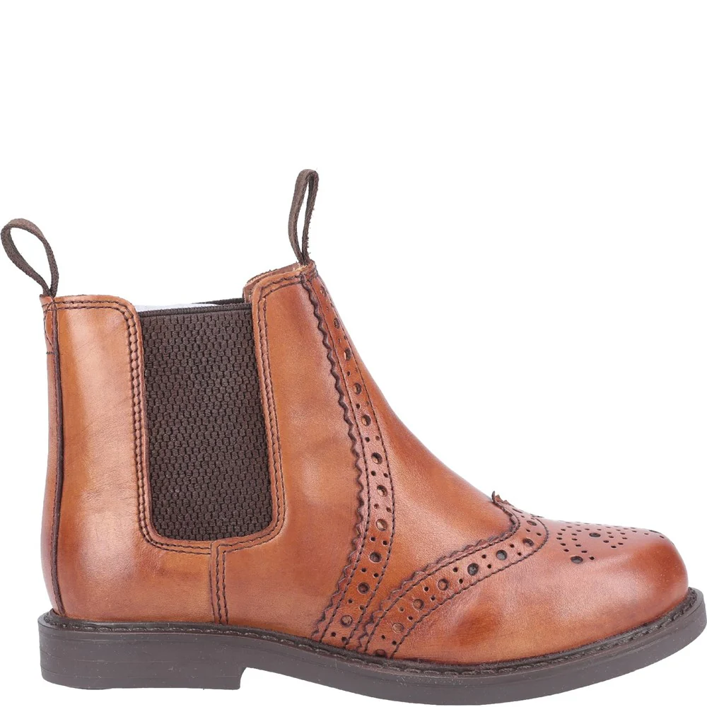 Cotswold Nympsfield Brogue Pull On Chelsea Boots - Image 4