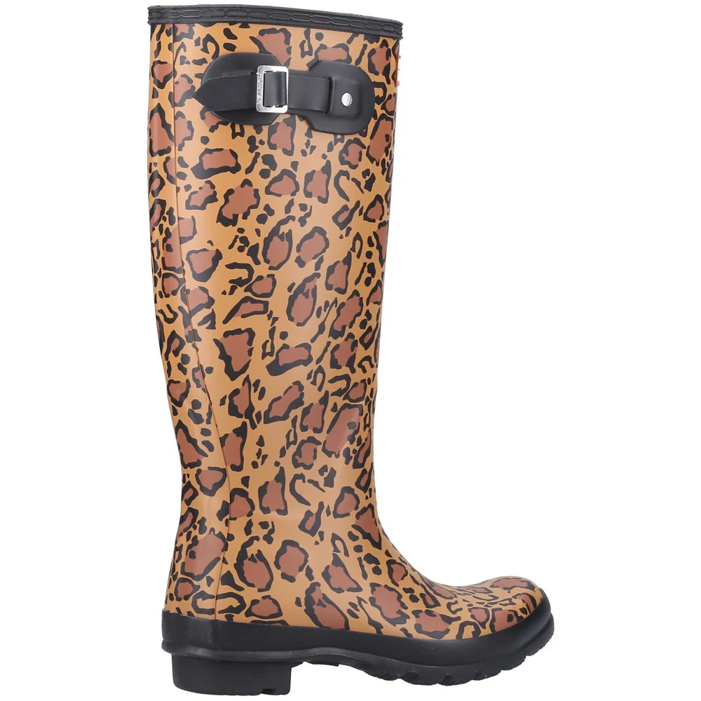 Hunter Original Tall Leopard Print Boot - Image 2
