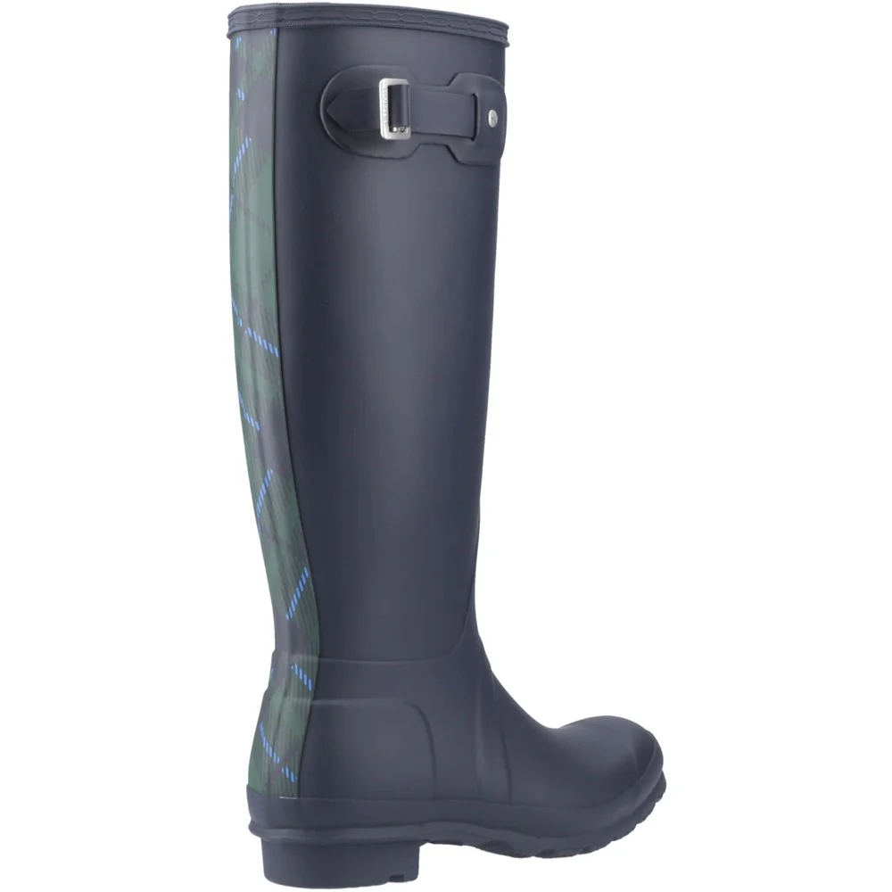 Hunter Original Tall Tartan Back Strap Wellington - Image 2