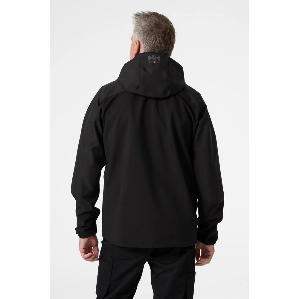 Helly Hansen Workwear Oxford Hooded Softshell Jacket - Image 2
