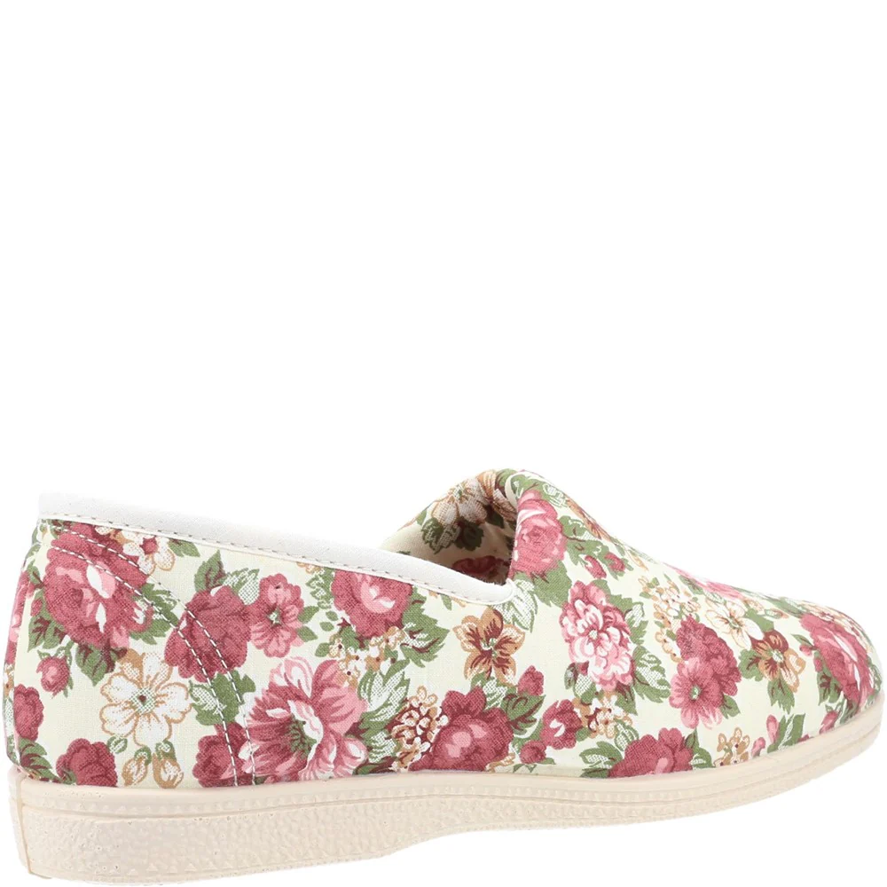 Mirak Patricia Cotton Slip On Summer Shoe - Image 2