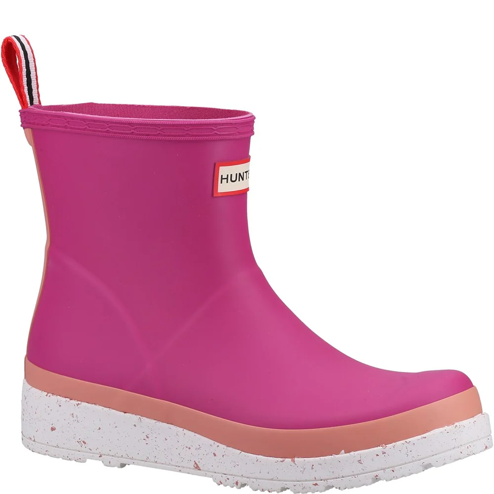 Hunter Play Short Speckle Wellington Boots