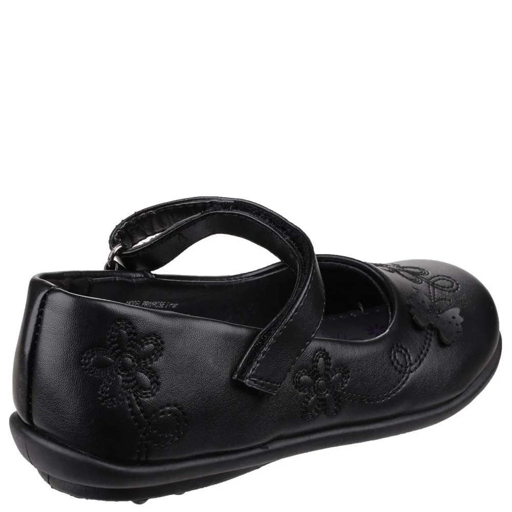 US Brass Primrose Touch Fastening Bar Infant School Shoes - Image 2