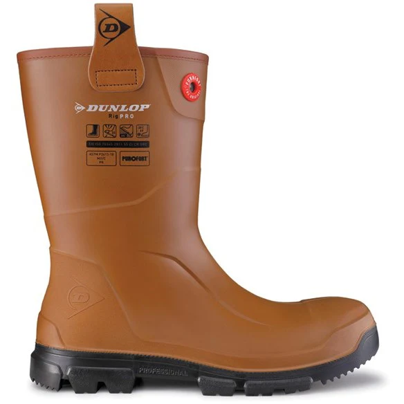 Dunlop Purofort RigPRO Full Safety Synthetic Fur lining Wellington - Image 4