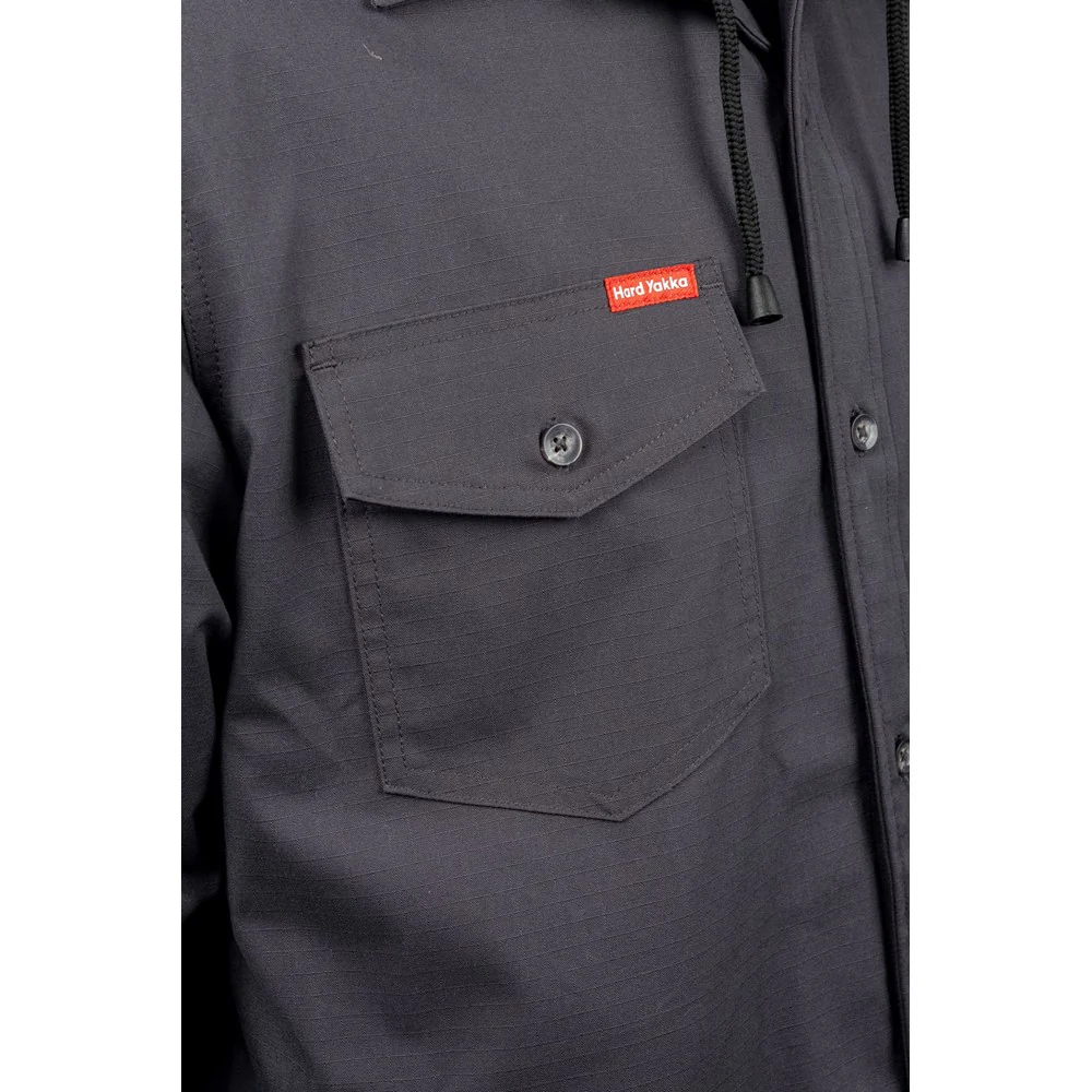 Hard Yakka Quilted Solid Shacket - Image 4