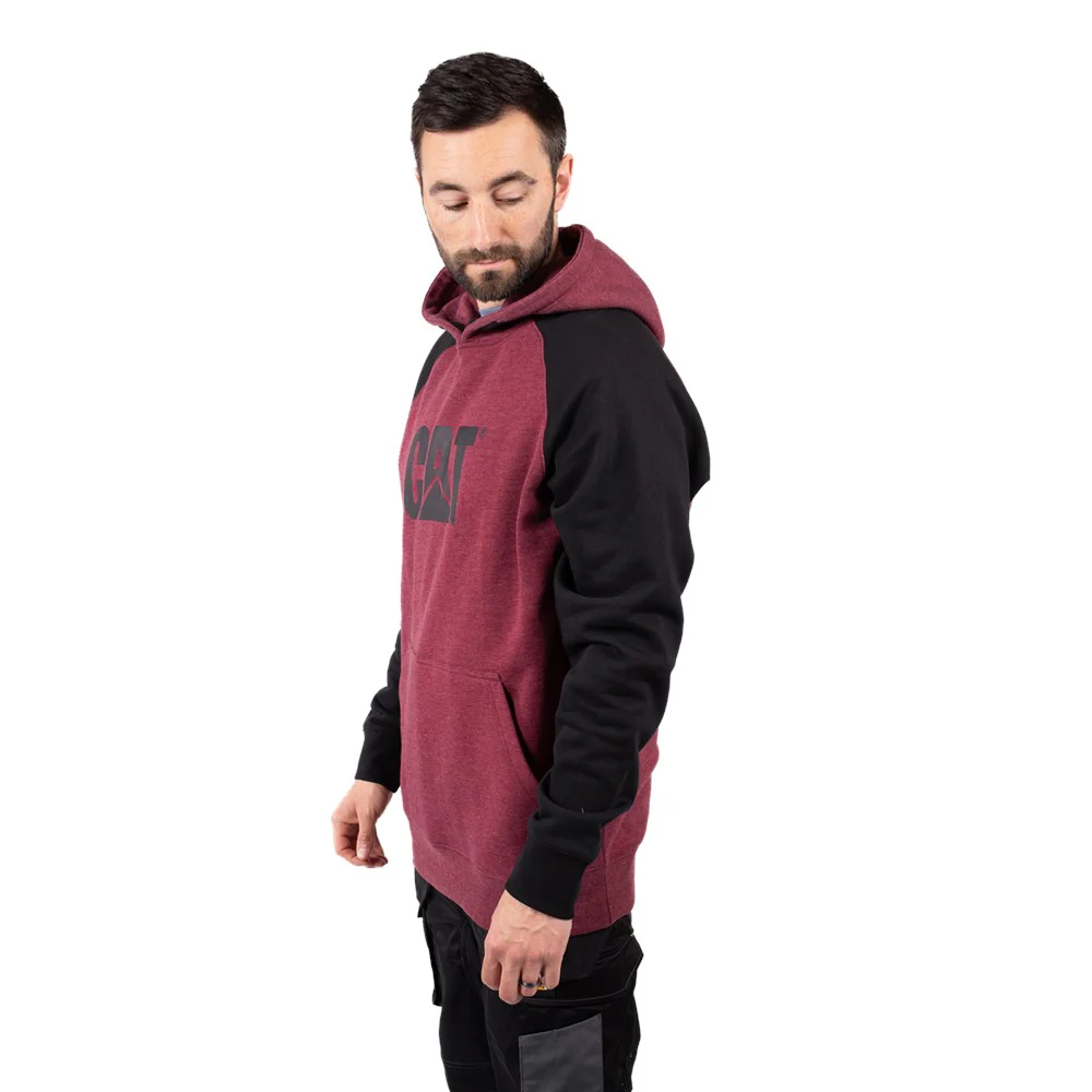 Caterpillar Raglan Hooded Sweatshirt - Image 10