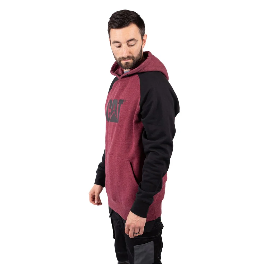 Caterpillar Raglan Hooded Sweatshirt - Image 3