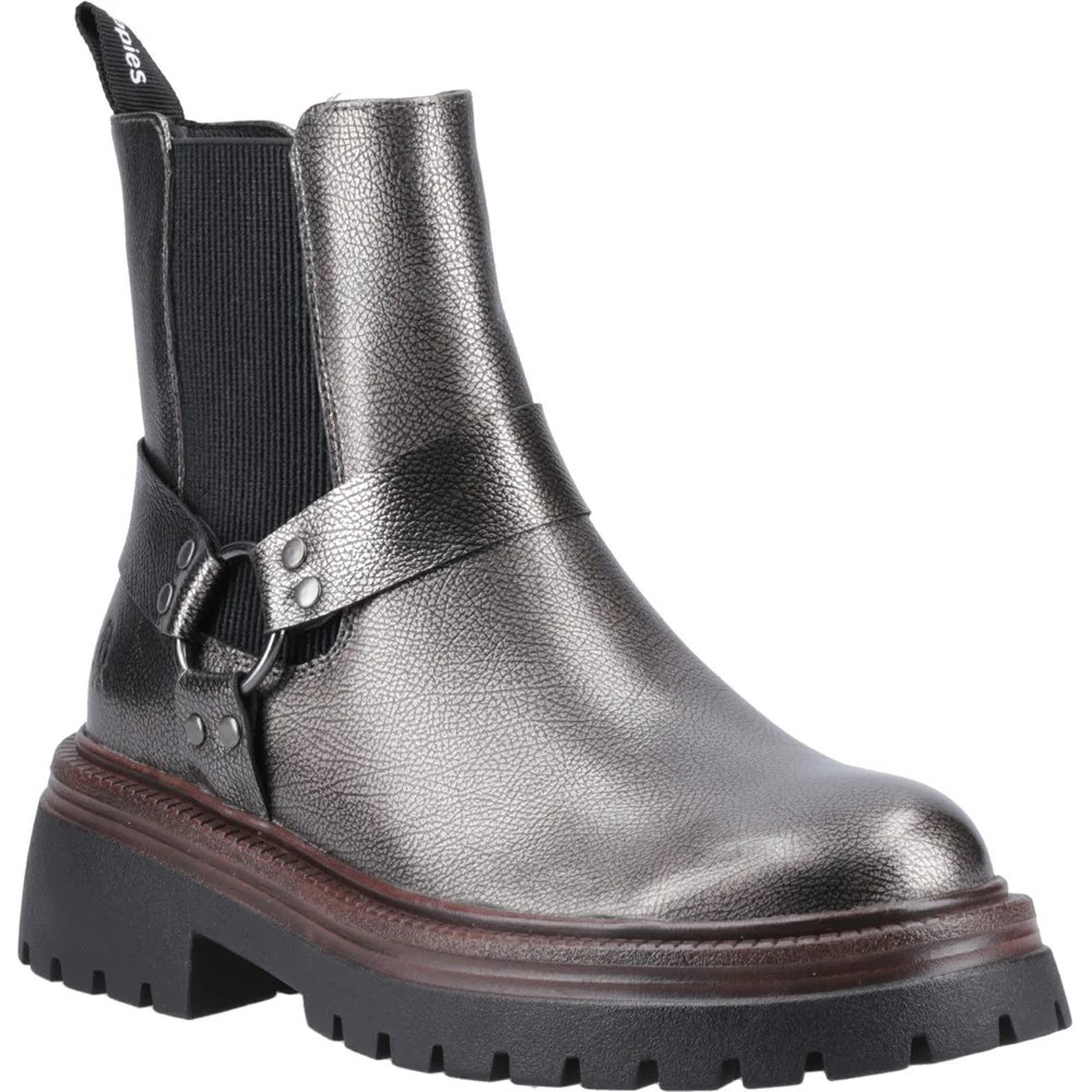 Hush Puppies Raye Buckle Boot Leather
