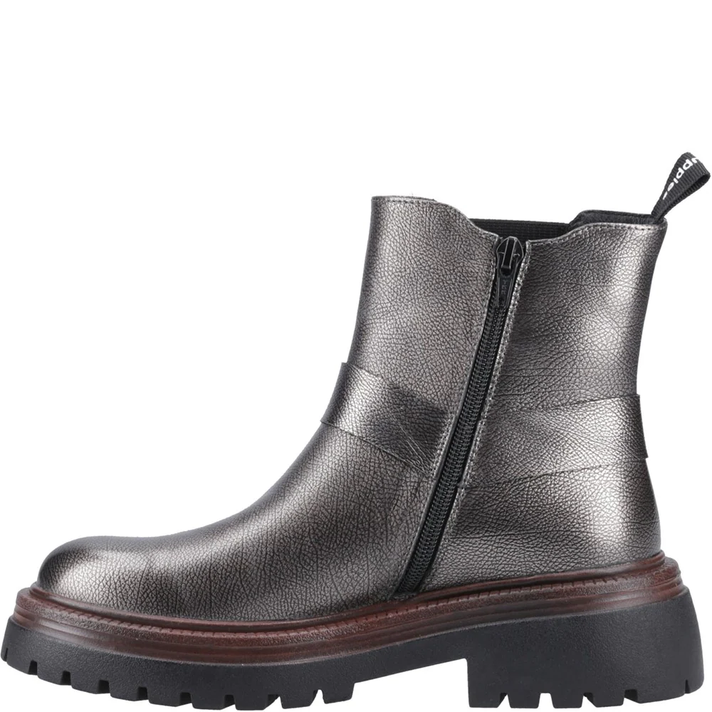 Hush Puppies Raye Buckle Boot Leather - Image 4