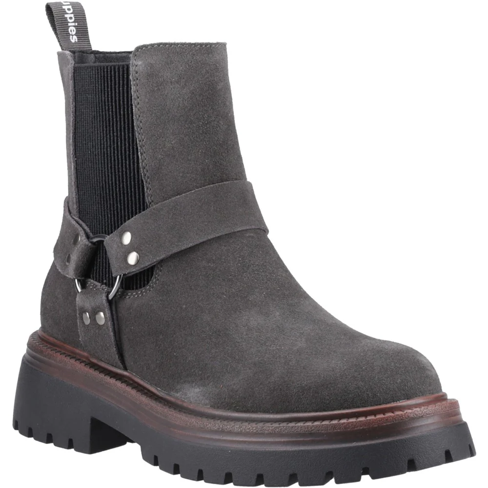 Hush Puppies Raye Buckle Boot Suede