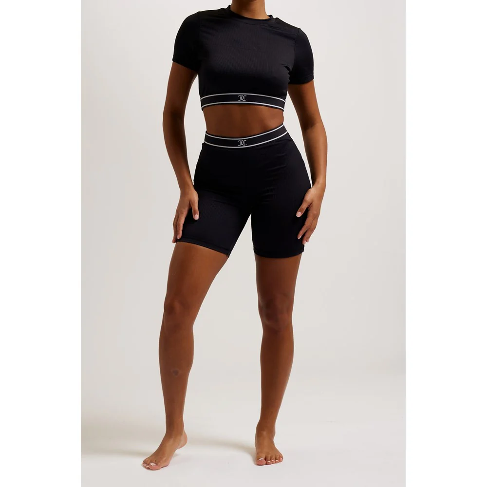 Juicy Couture Rayon Rib Cycling Shorts