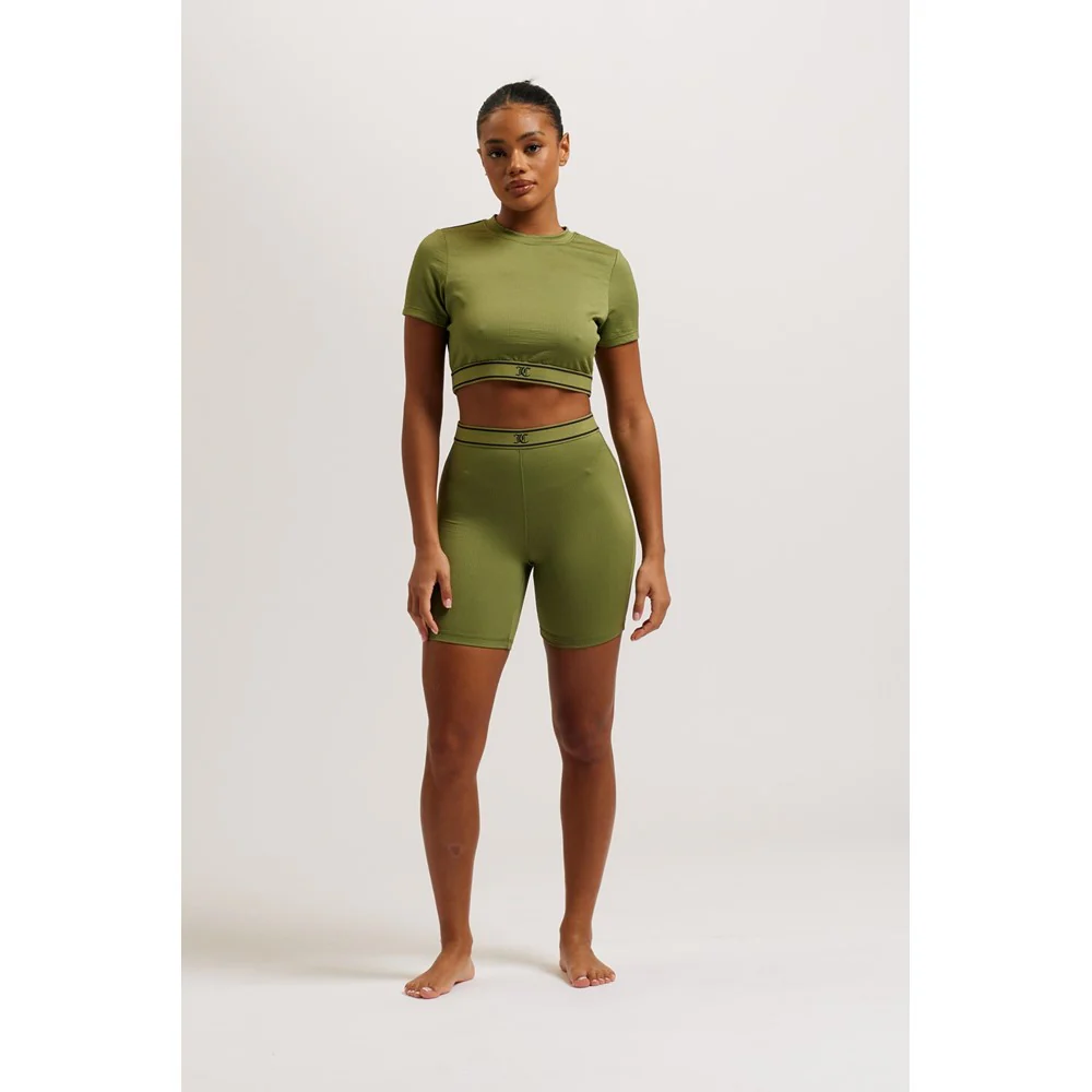 Juicy Couture Rayon Rib Cycling Shorts