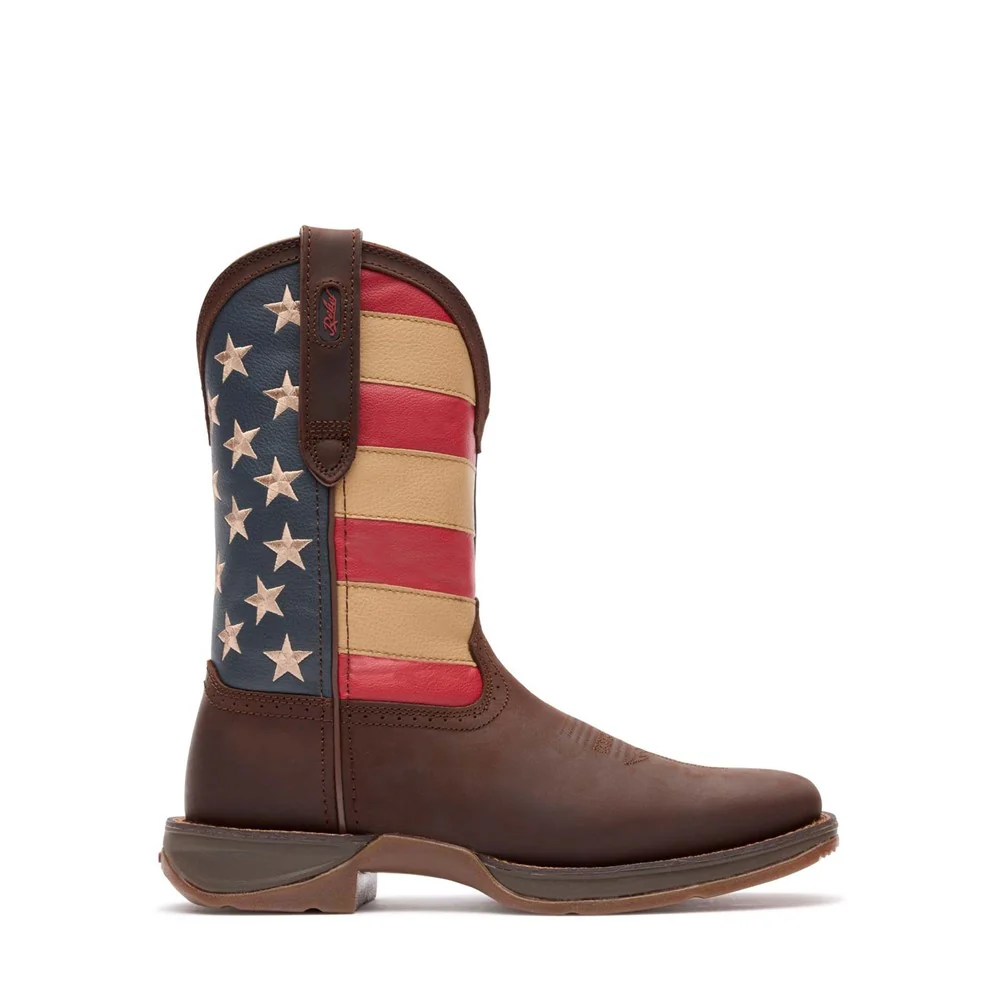 Durango Rebel Patriotic Western Flag Boots - Image 3