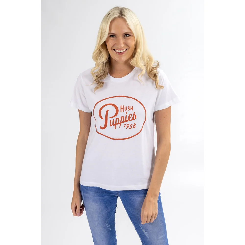Hush Puppies Retro Script Tee