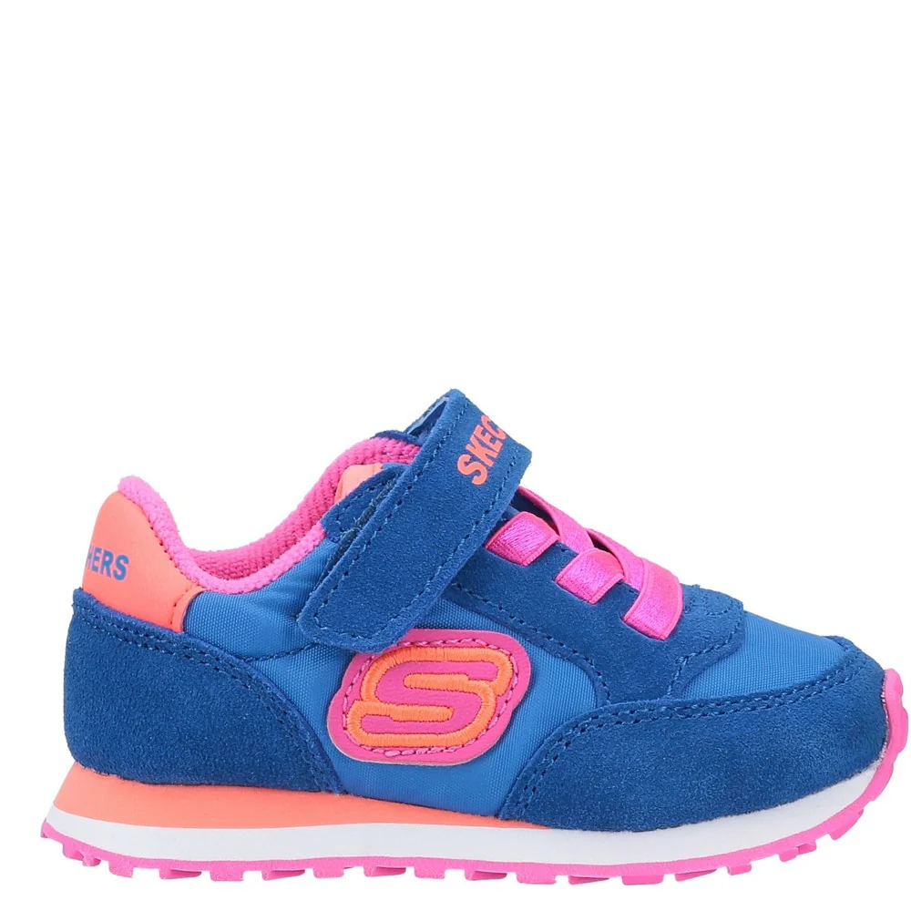 Skechers Retro Sneaks Touch Fastening Trainer - Image 4