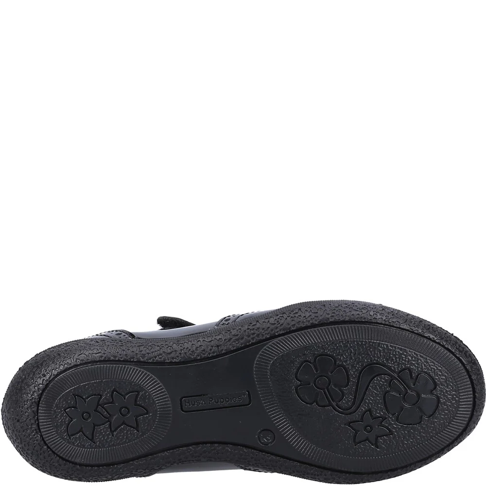 Hush Puppies Rina Patent Senior School Shoes - Image 3