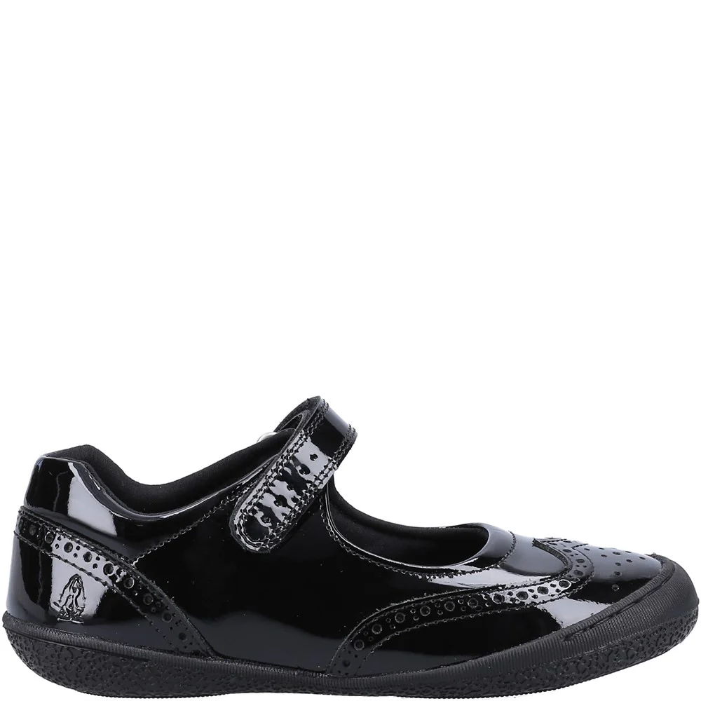 Hush Puppies Rina Patent Senior School Shoes - Image 4