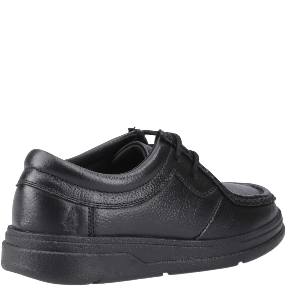 Hush Puppies Ronan Mocc Toe Junior School Shoes - Image 2