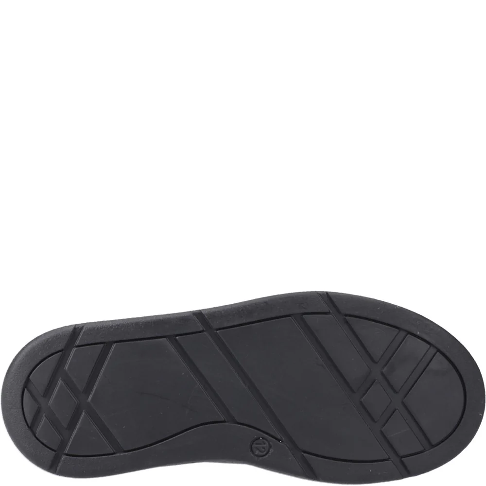 Hush Puppies Ronan Mocc Toe Junior School Shoes - Image 3