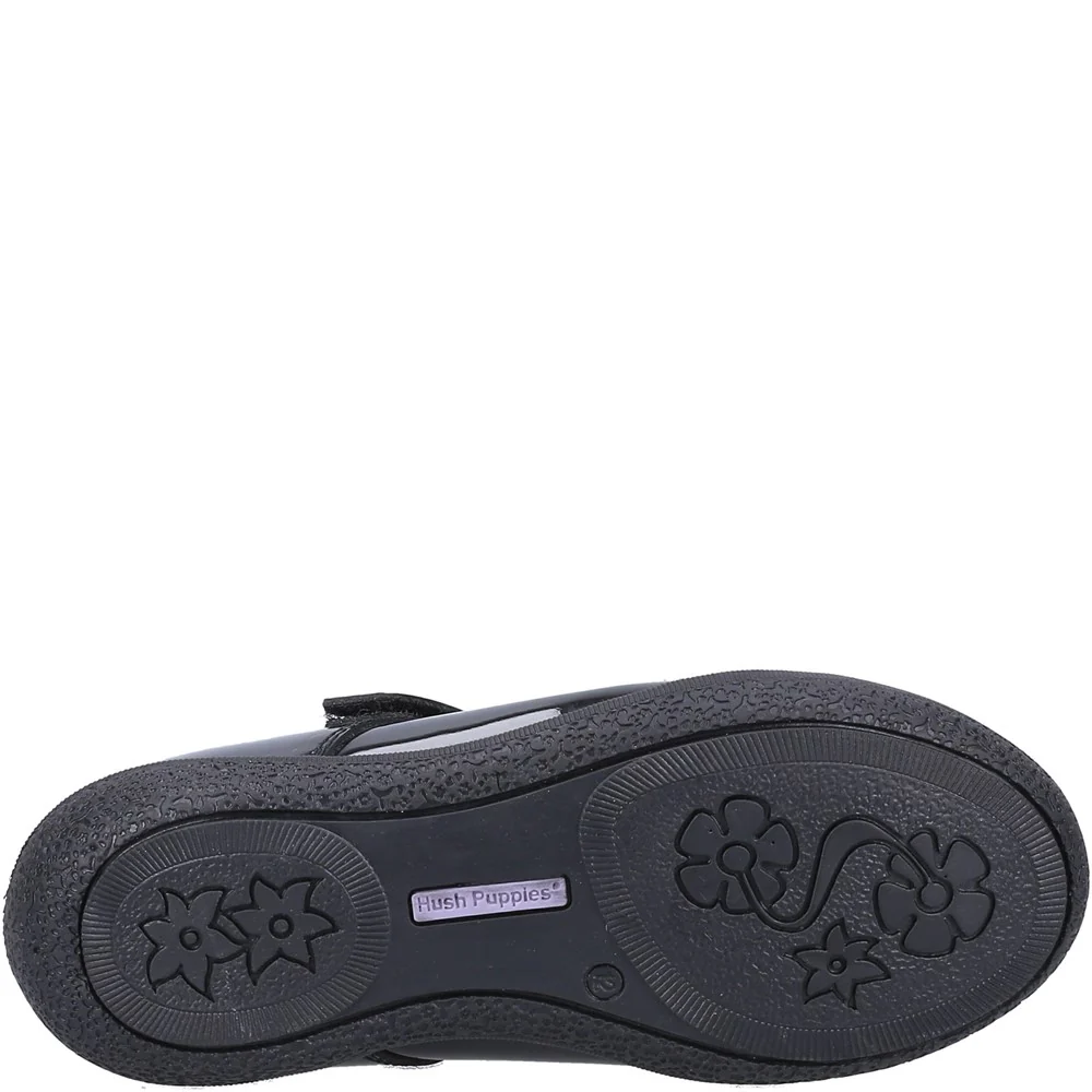 Hush Puppies Rosanna Junior Patent School Shoes - Image 3