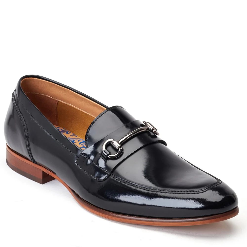 Base London Russo Buckle Hi Shine Loafers