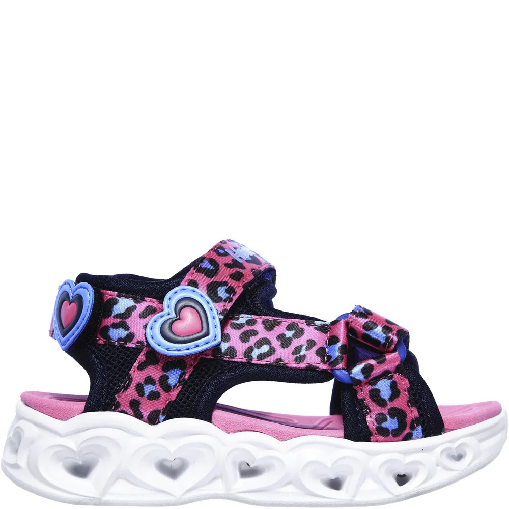 Skechers S Lights Heart Lights Savvy Cat Sandal - Image 3