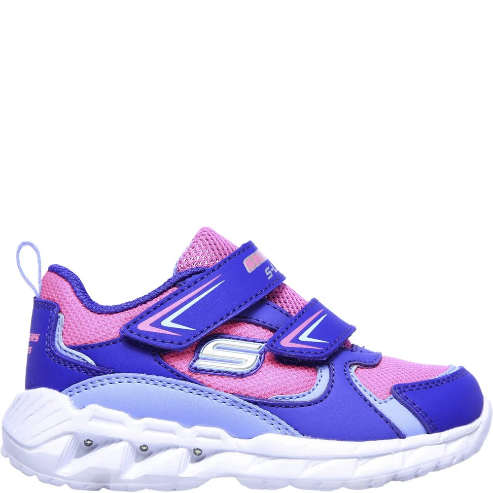 Skechers S Lights Magna-Lights Goal Achiever Touch Fastening Trainer - Image 3