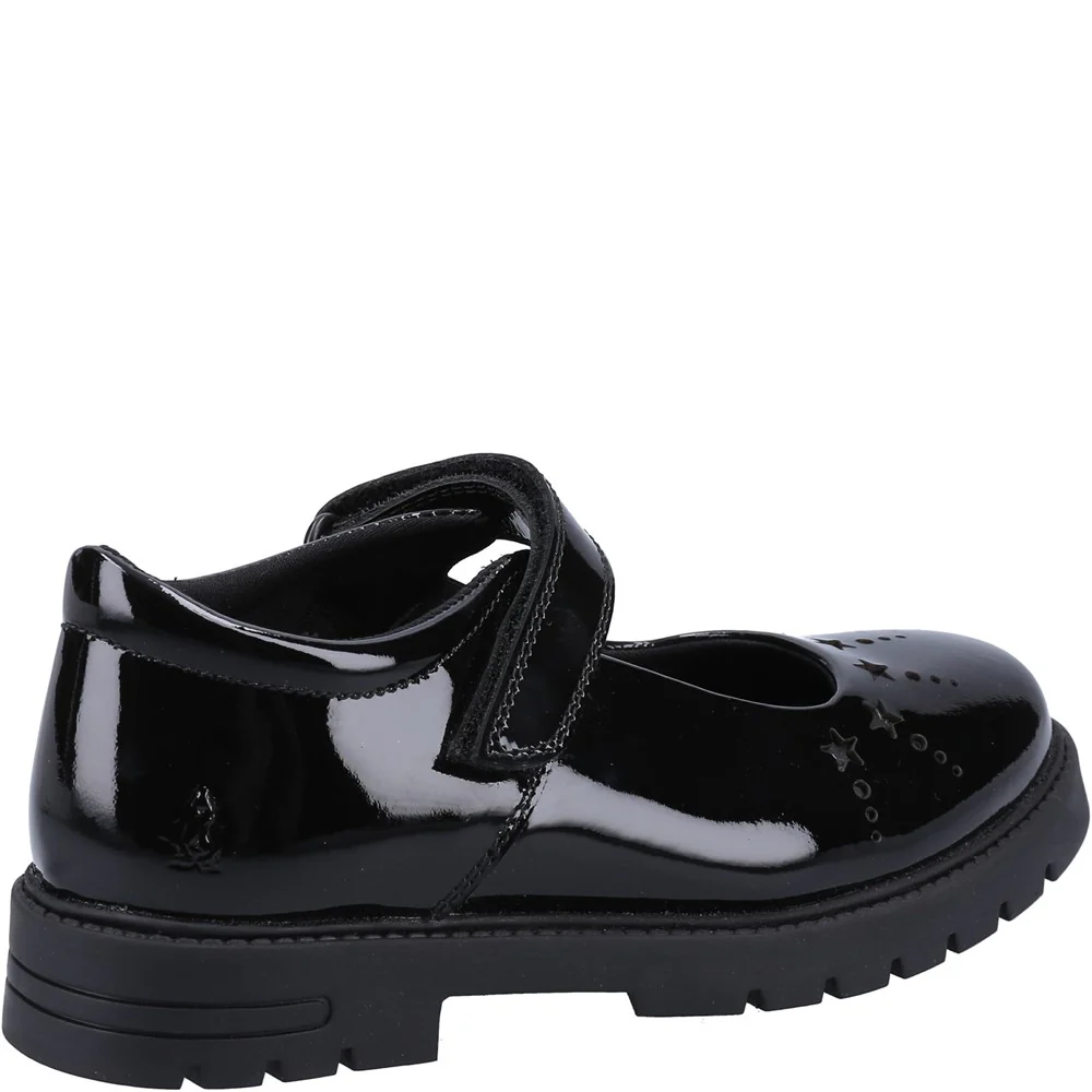 Hush Puppies Sabrina Patent Junior School Shoes - Image 2