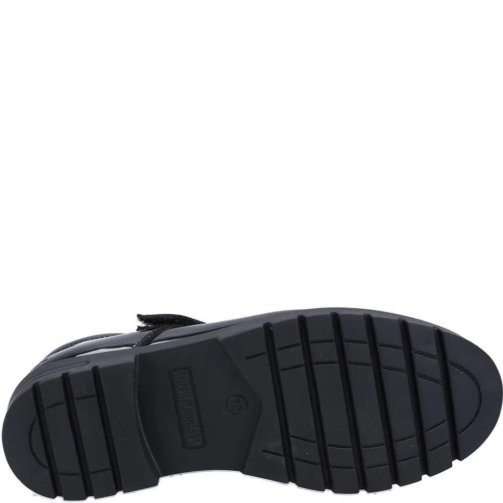 Hush Puppies Sabrina Patent Junior School Shoes - Image 3