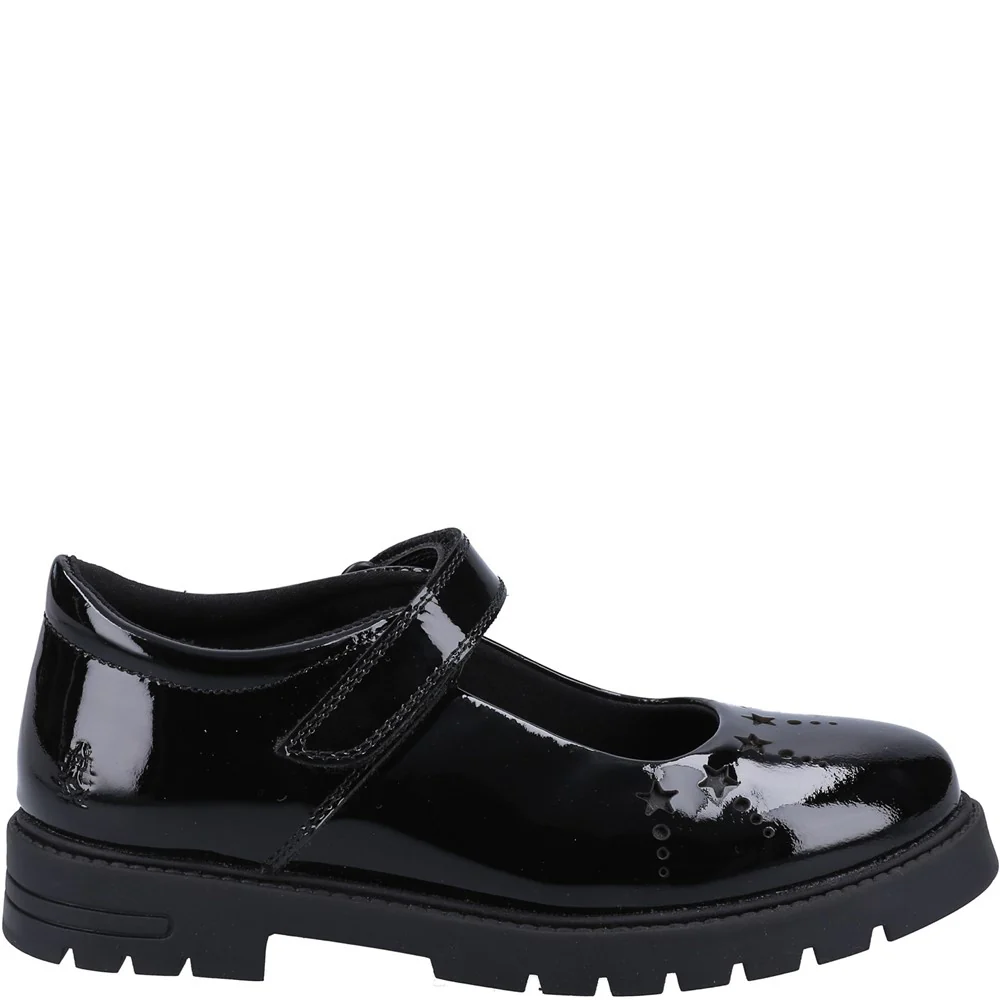 Hush Puppies Sabrina Patent Junior School Shoes - Image 4