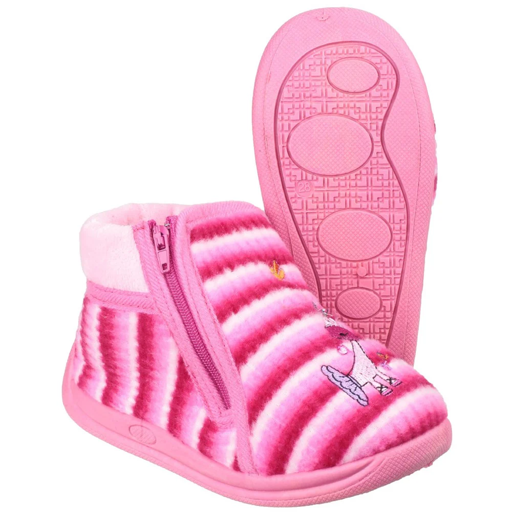Mirak Safari Zip Up Bootie Slipper - Image 3