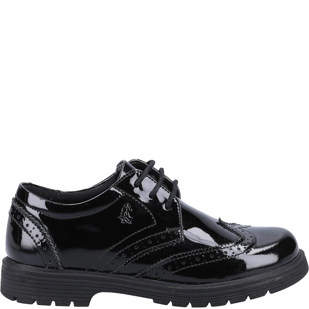 Hush Puppies Sally Patent Senior School Shoes - Image 4