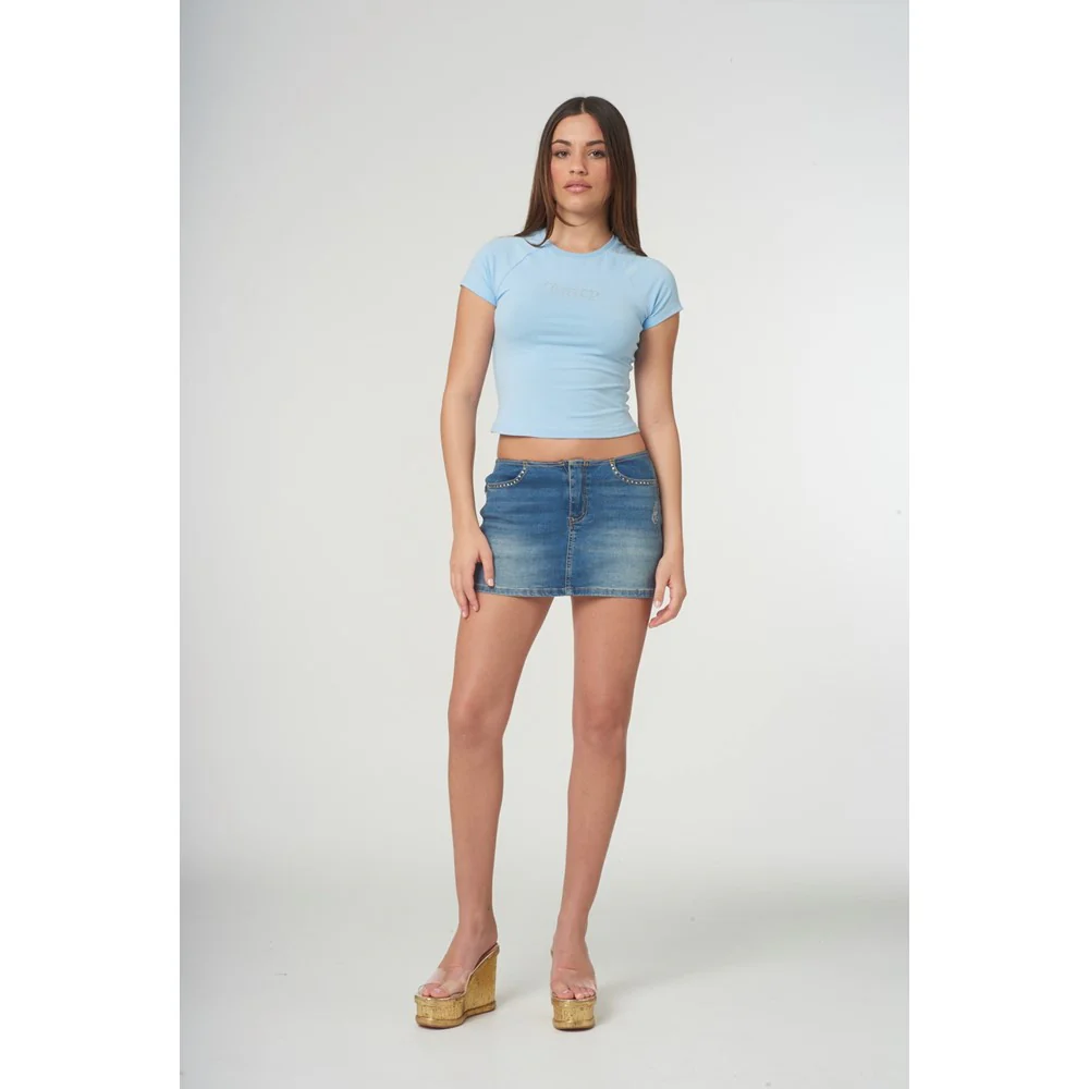 Juicy Couture Shrunken Diamante T-Shirt - Image 4