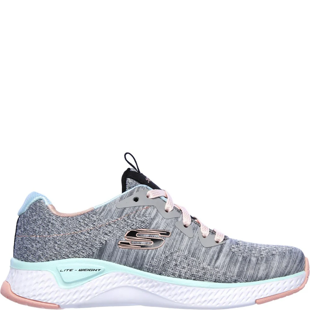 Skechers Solar Fuse Brisk Escape Lace Up Trainer - Image 3