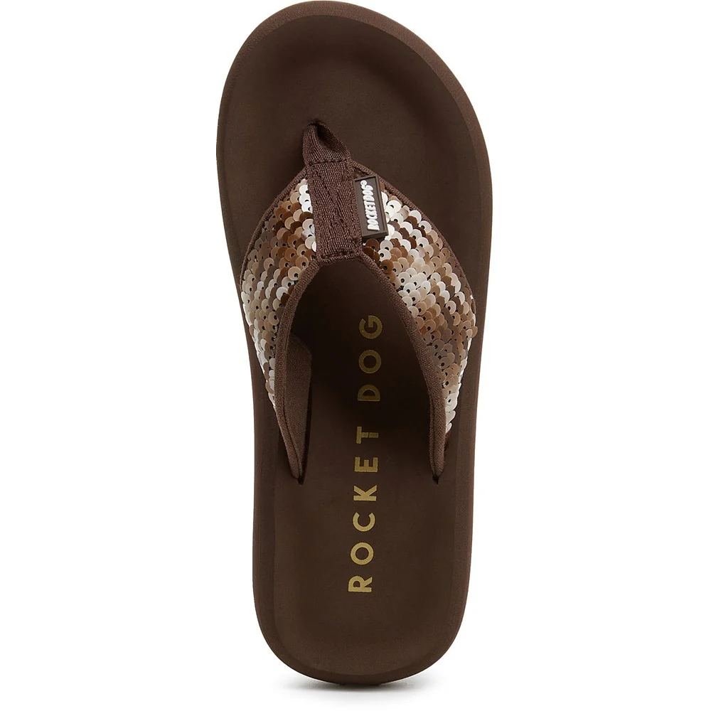 Rocket Dog Spotlight Olney Sequin Sandal - Image 5