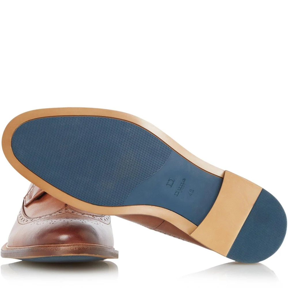 Dune Superior Leather Wingtip Brogue Shoes - Image 2