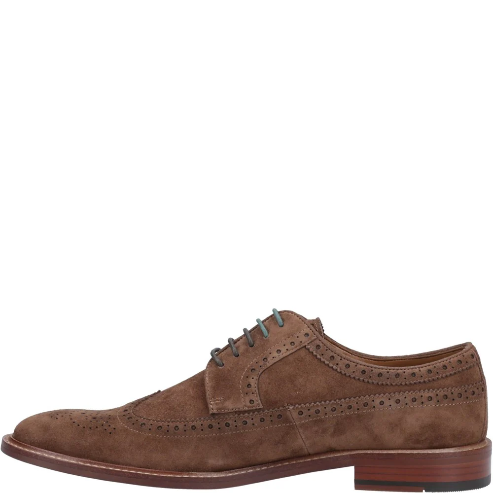 Dune Superior Leather Wingtip Brogue Shoes - Image 4